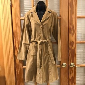 Blizzard Tan Corduroy XL Trench